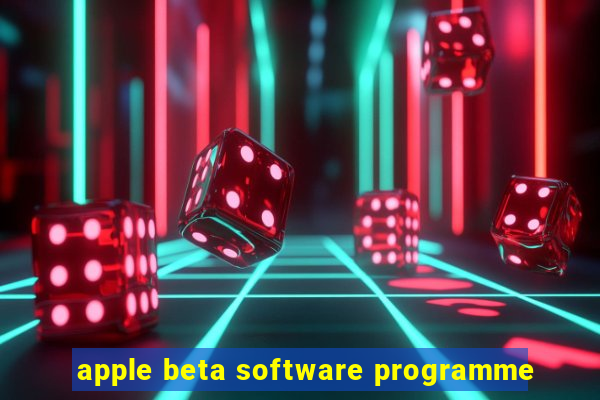 apple beta software programme